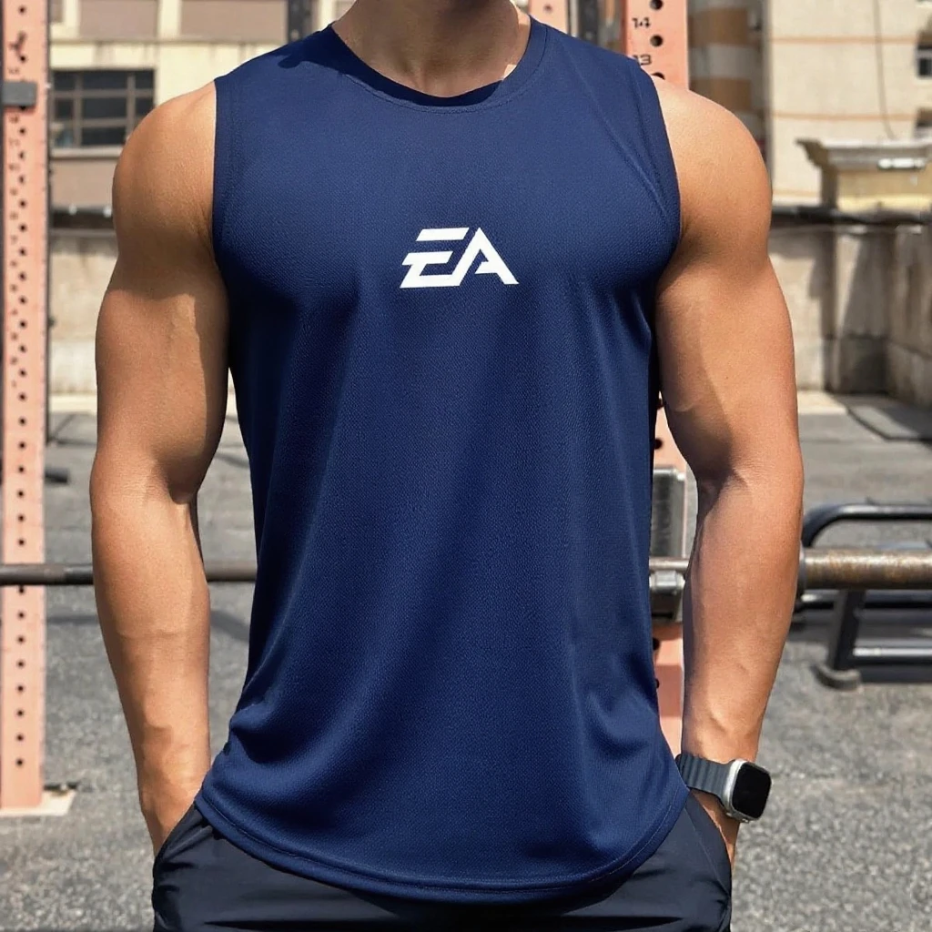 Sleeveless Undershirt - Summer New Trend Men's Pullover Round