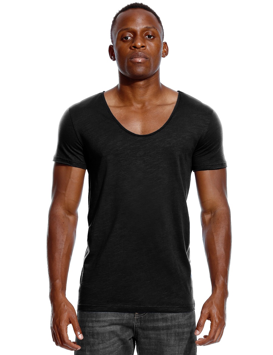 Undershirt Crew Neck - Scoop Neck T Shirt for Men