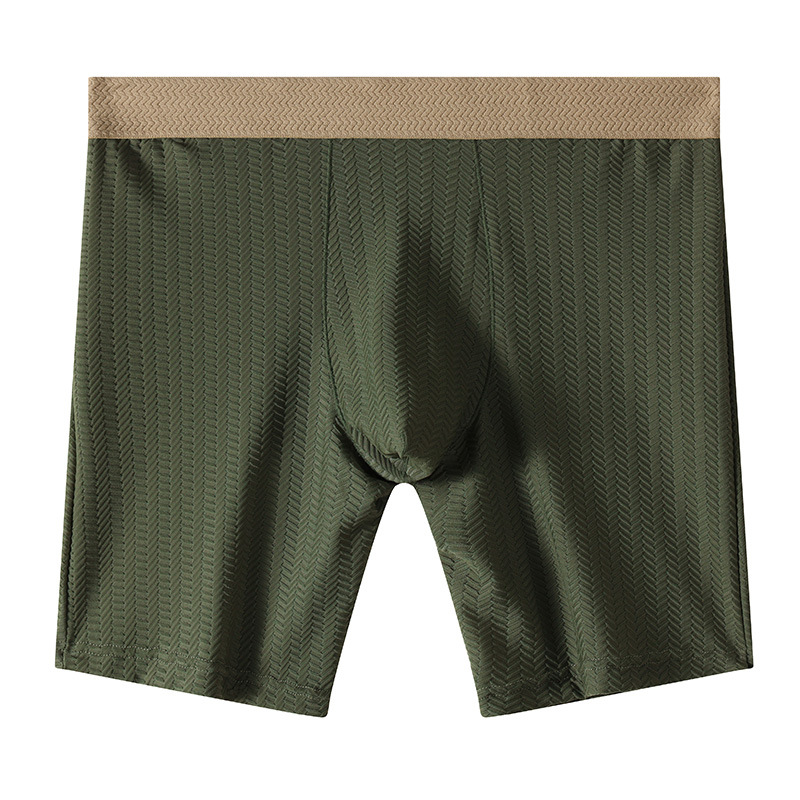 Mens Boxer Shorts Homme Nylon  – обзор и цена Long Leg Trunk Men
