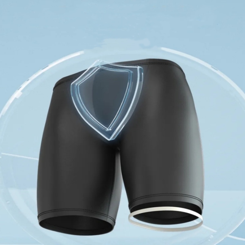 Men Boxers Shorts Silicone PU  – обзор и цена Pouch Boxer Pouch