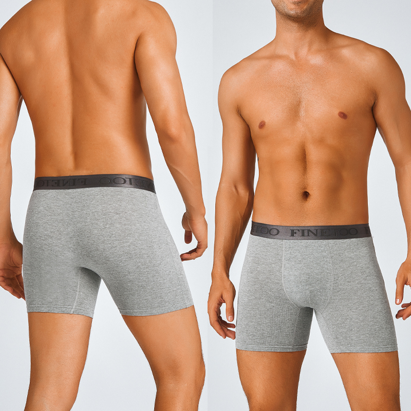 2pcs Cotton Long Boxers For Me – обзор и цена Boxer Brief Pack Cotton