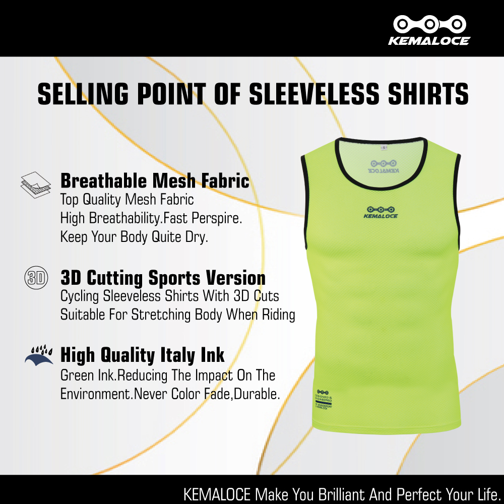 KEMALOCE Cycling Base Layer Me – обзор и цена Sleeveless Undershirt