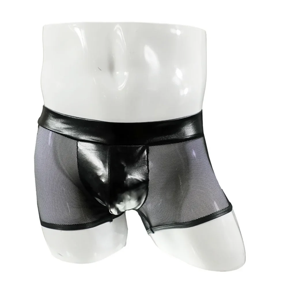Men Sexy Underwear Faux Leathe – обзор и цена Bamboo Fiber Trunk