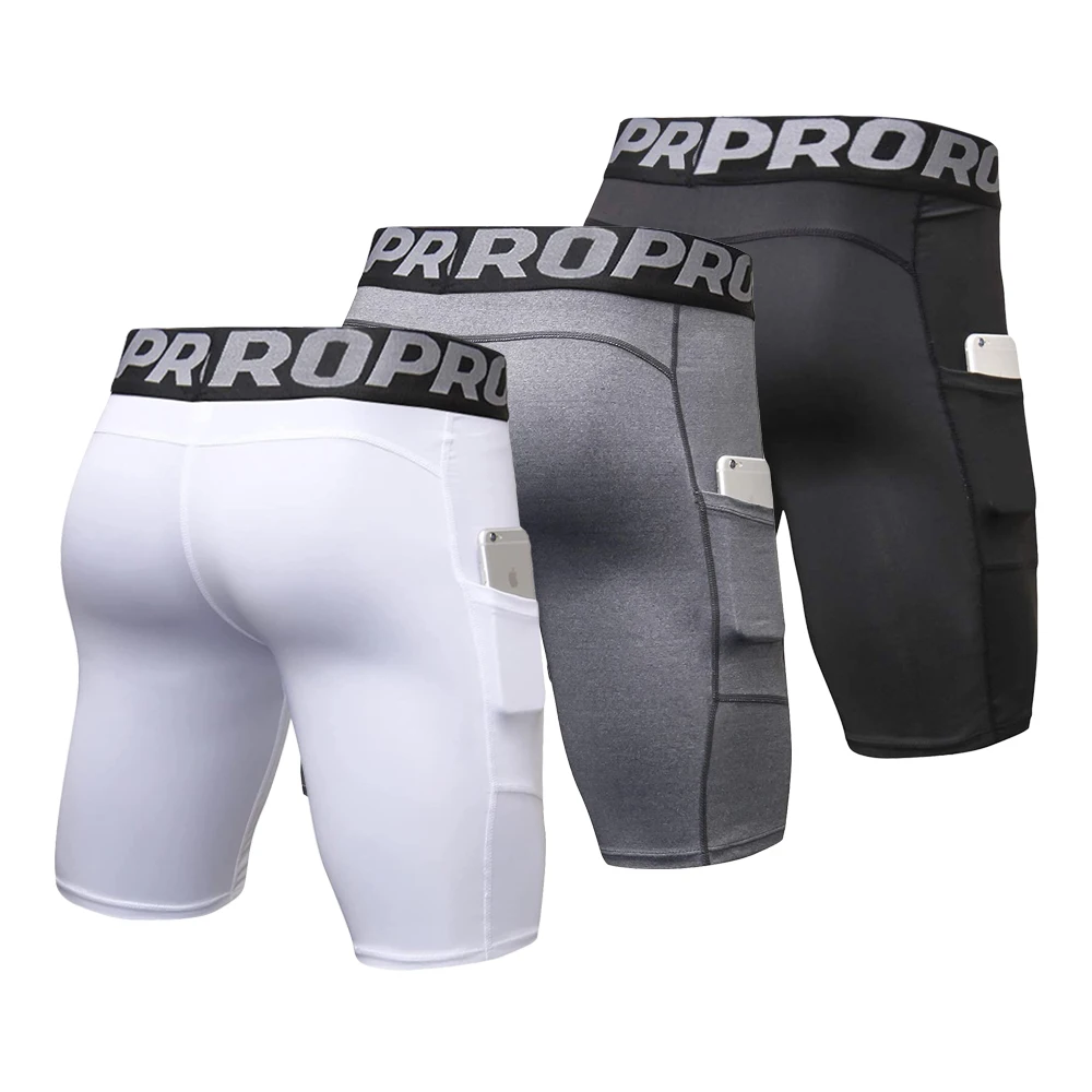 Mens Gym Shorts with Pockets W – обзор и цена Compression Shorts Athletes