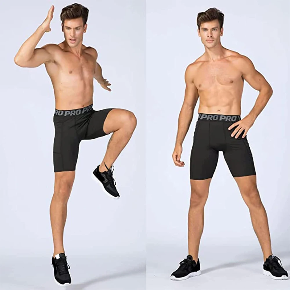 Mens Gym Shorts with Pockets W – обзор и цена Compression Shorts Athletes
