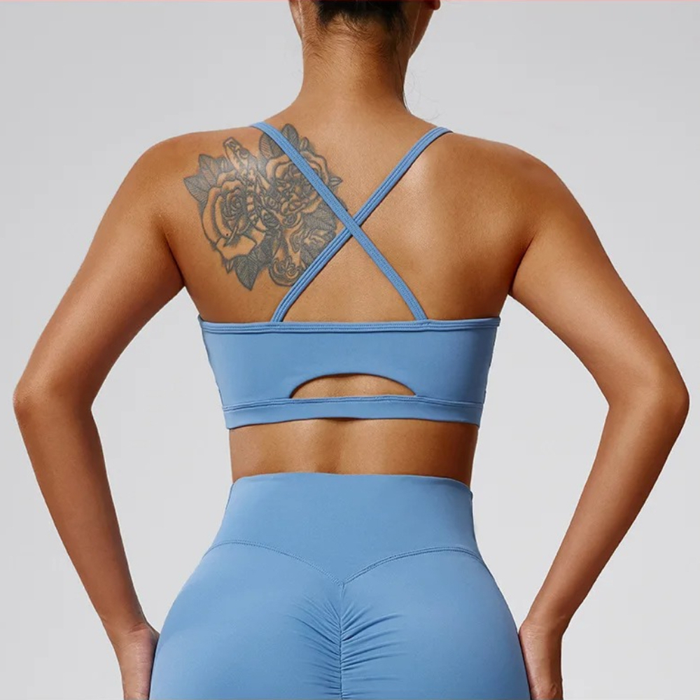 Sexy Cross Back Sports Bra Wom – обзор и цена Quick Dry Underwear