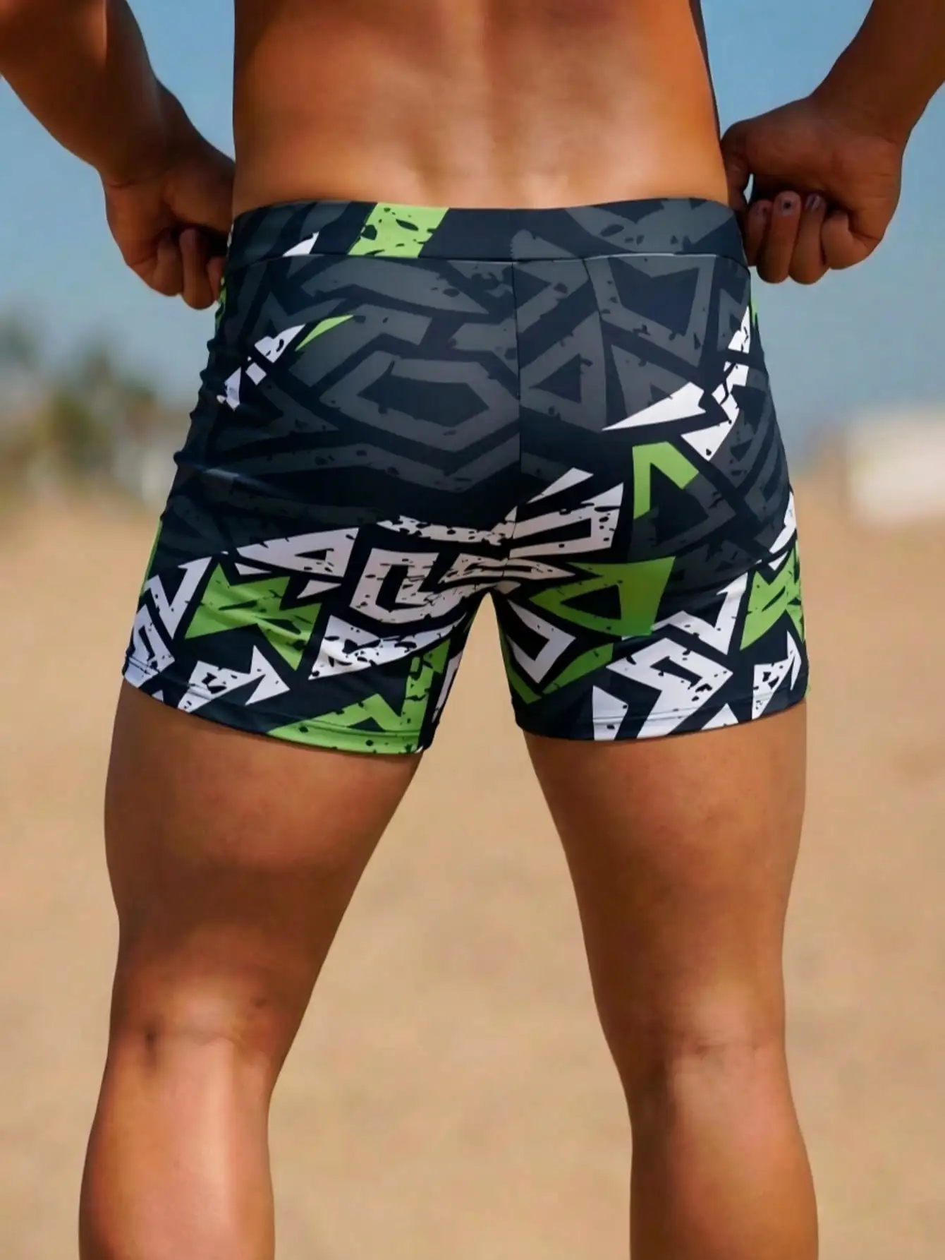 Men's Fashion Printed Pattern  – обзор и цена Bamboo Fiber Trunk