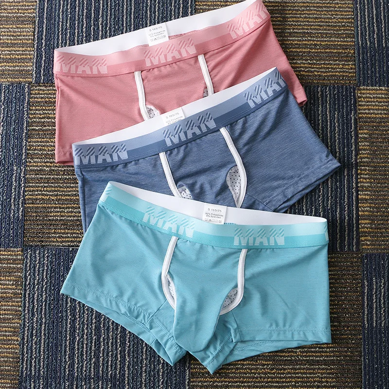 Men's Ice Silk Boxer Briefs, B – обзор и цена Mesh Sport Boxer