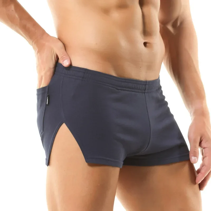 Men's Casual Shorts Solid Colo – обзор и цена Trunk Breathable Men