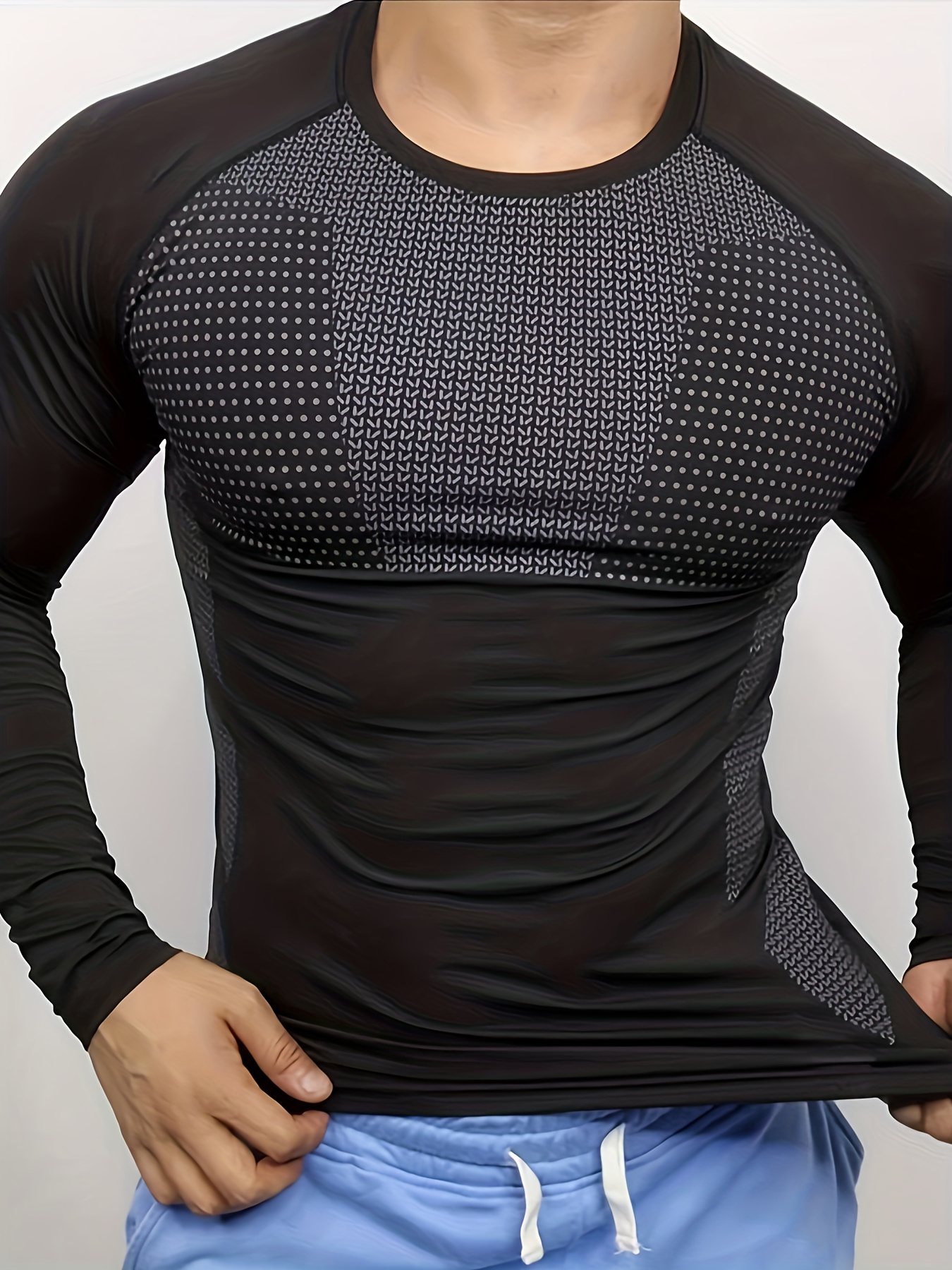 Men's autumn and winter thick  – обзор и цена T Shirt Tight Fit
