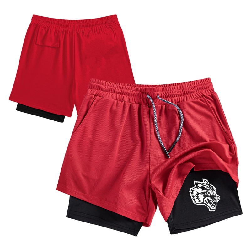 Streetwear Men's Double Layer  – обзор и цена Compression Shorts Athletes