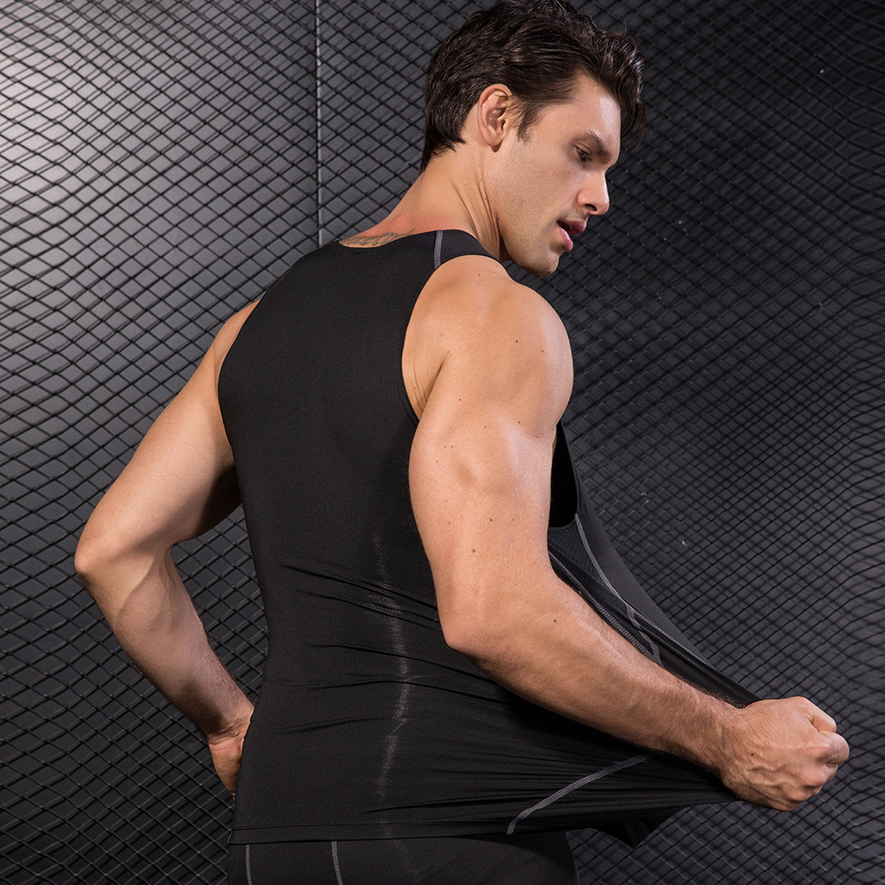 Men Black Sport Skinny Vest Ti – обзор и цена Base Layer Top