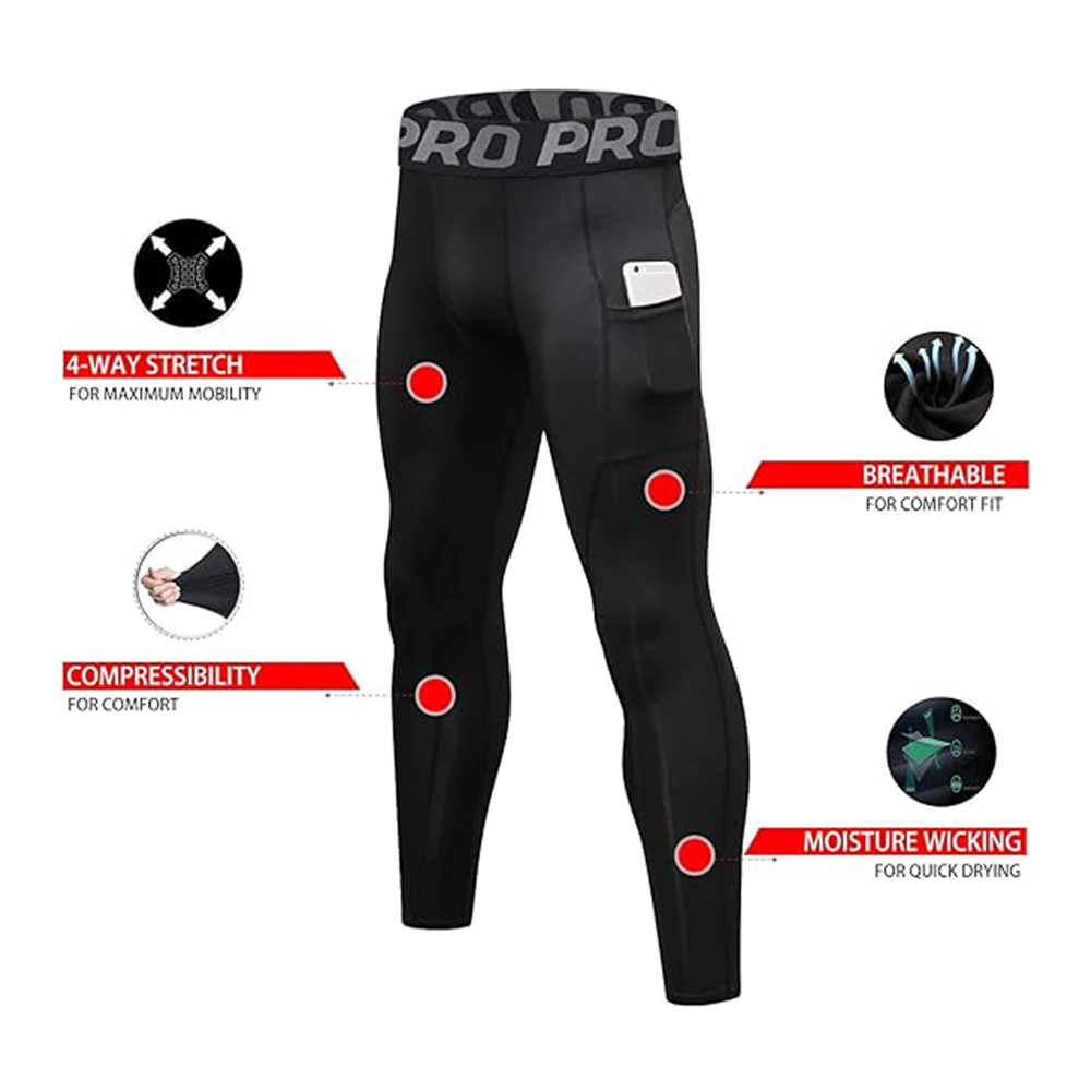 Men's Compression Pants Long J – обзор и цена Compression Long Pant
