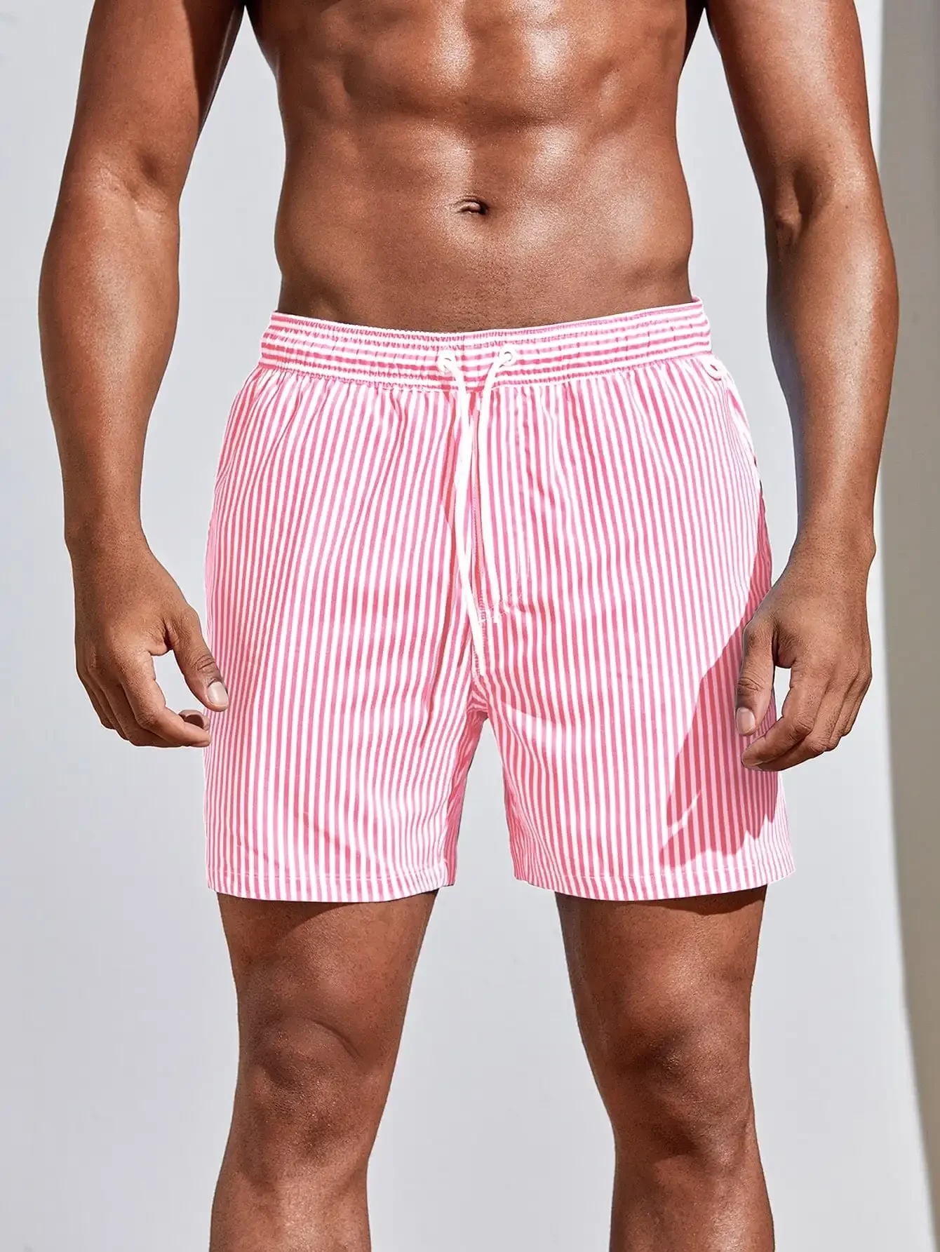 Men Vertical Striped Drawstrin – обзор и цена Bamboo Fiber Trunk