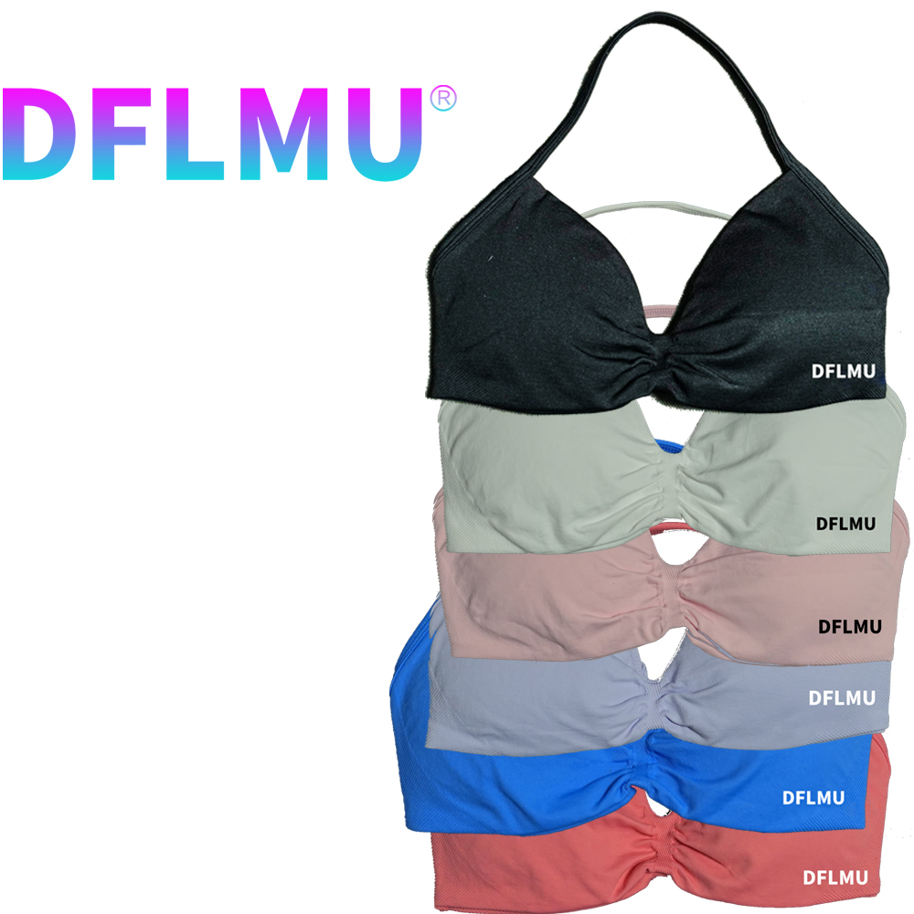 DFLMU Women Halter Sports Bra  – обзор и цена Suspender Tank Top