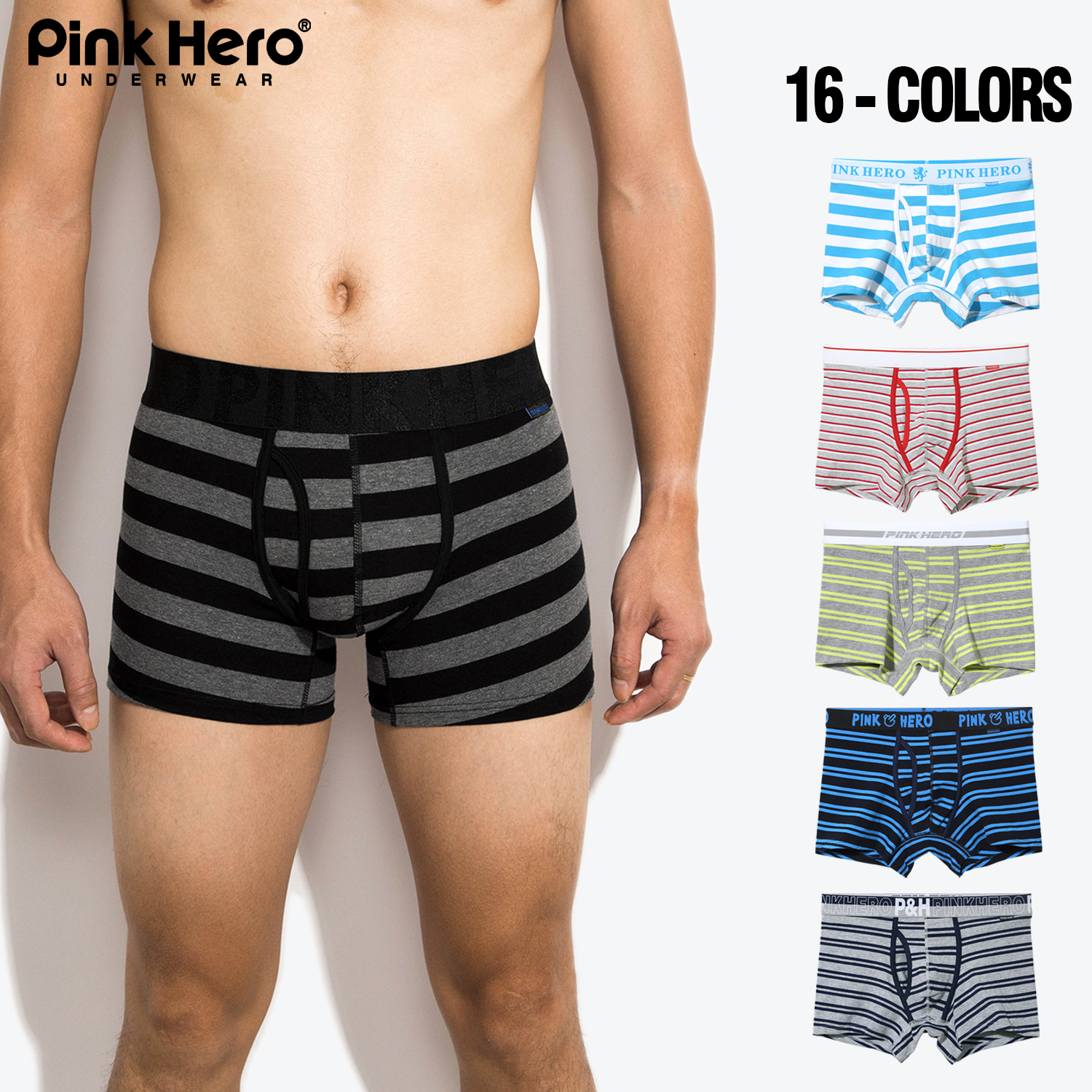 PINKHERO Fashion Underwear Str – обзор и цена Boxer Brief Pack Cotton