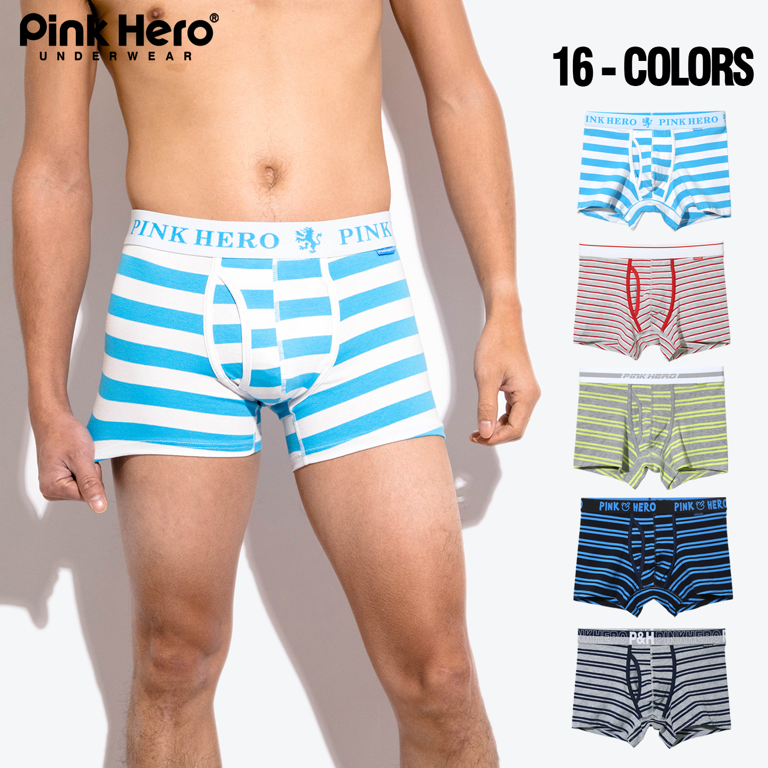 PINKHERO Fashion Underwear Str – обзор и цена Boxer Brief Pack Cotton