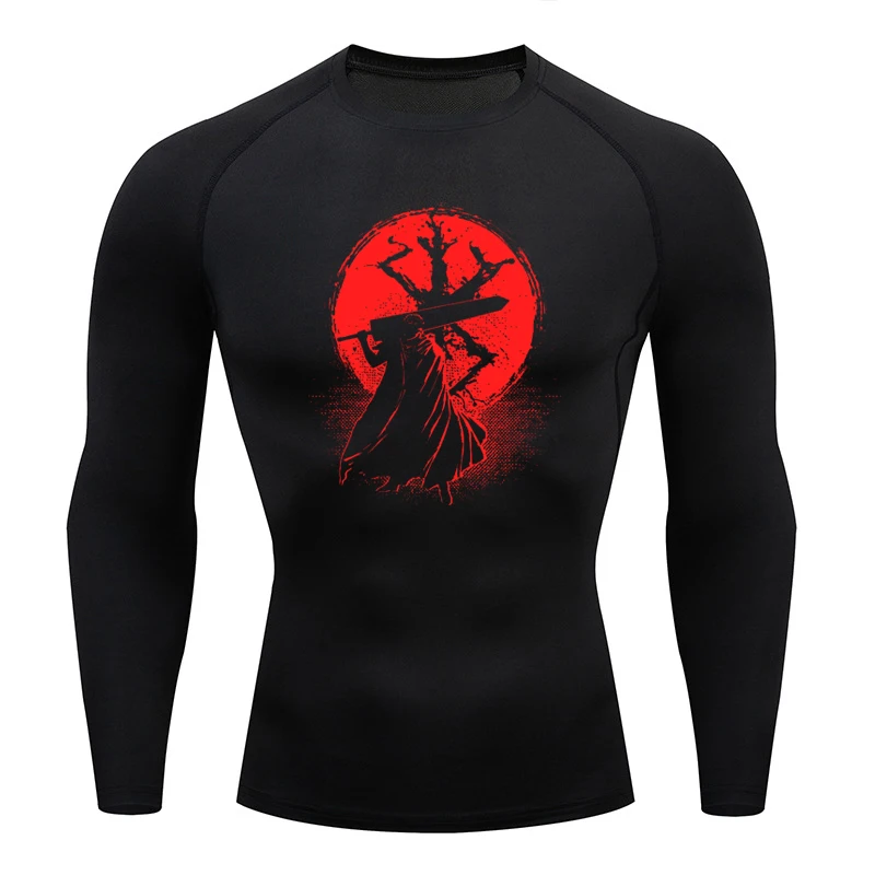 Sportswear for Men Gym Anime B – обзор и цена T Shirt Tight Fit