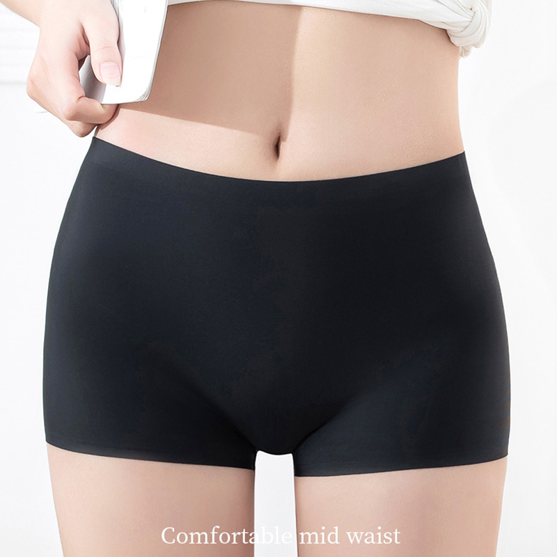Safety Pants Mid Waist Women's – обзор и цена Boxer Brief Pack Cotton