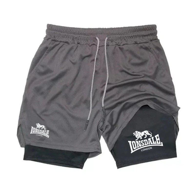 2in1 Running Shorts for Men Gy – обзор и цена Compression Shorts Athletes