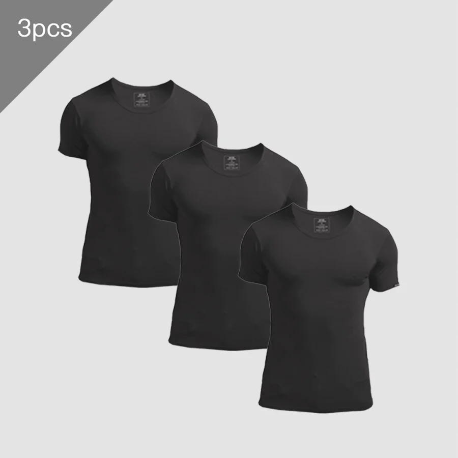 3PCS Men's Summer Short Sleeve – обзор и цена Undershirt Crew Neck