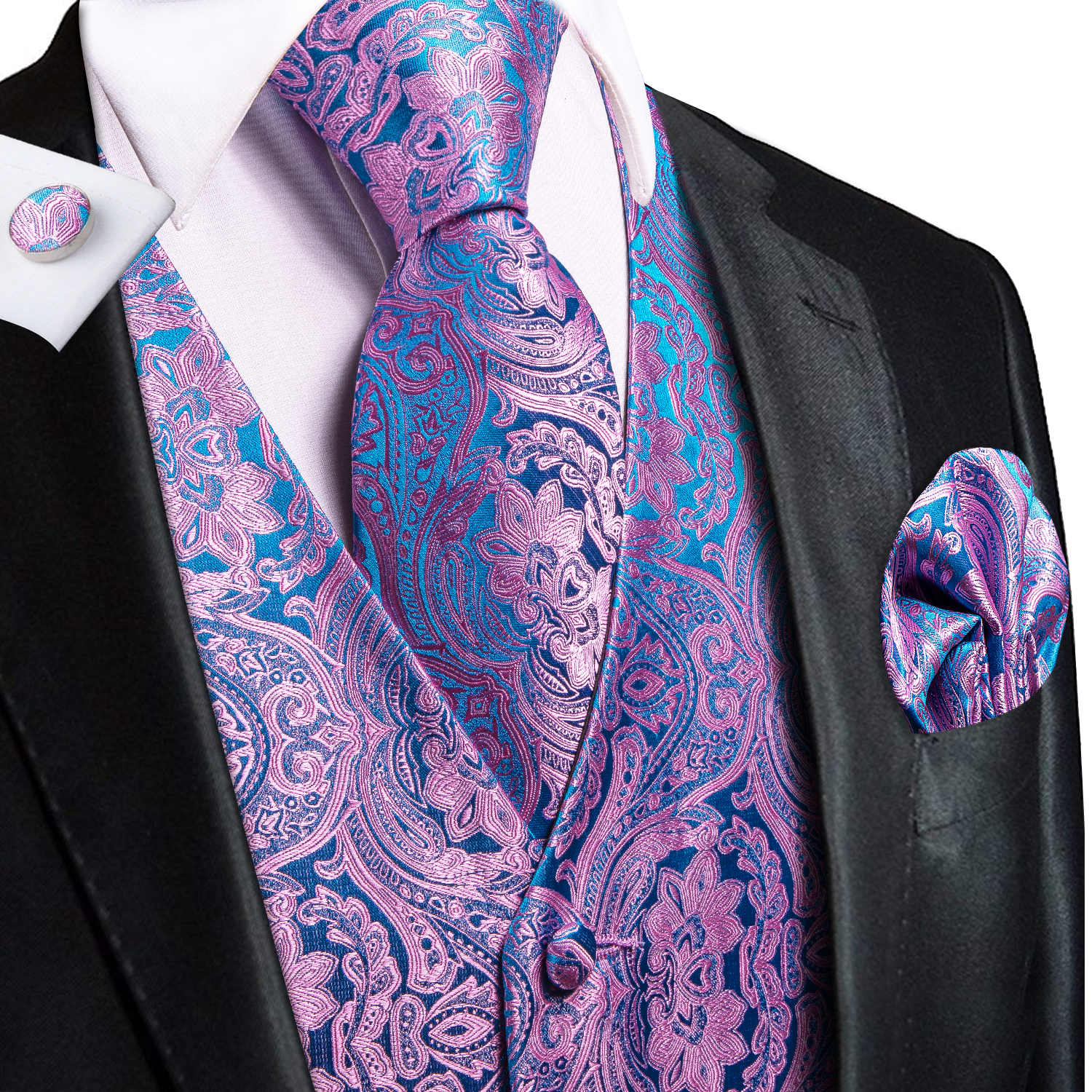 Wedding Purple Men Vest Paisle – обзор и цена Sleeveless Undershirt