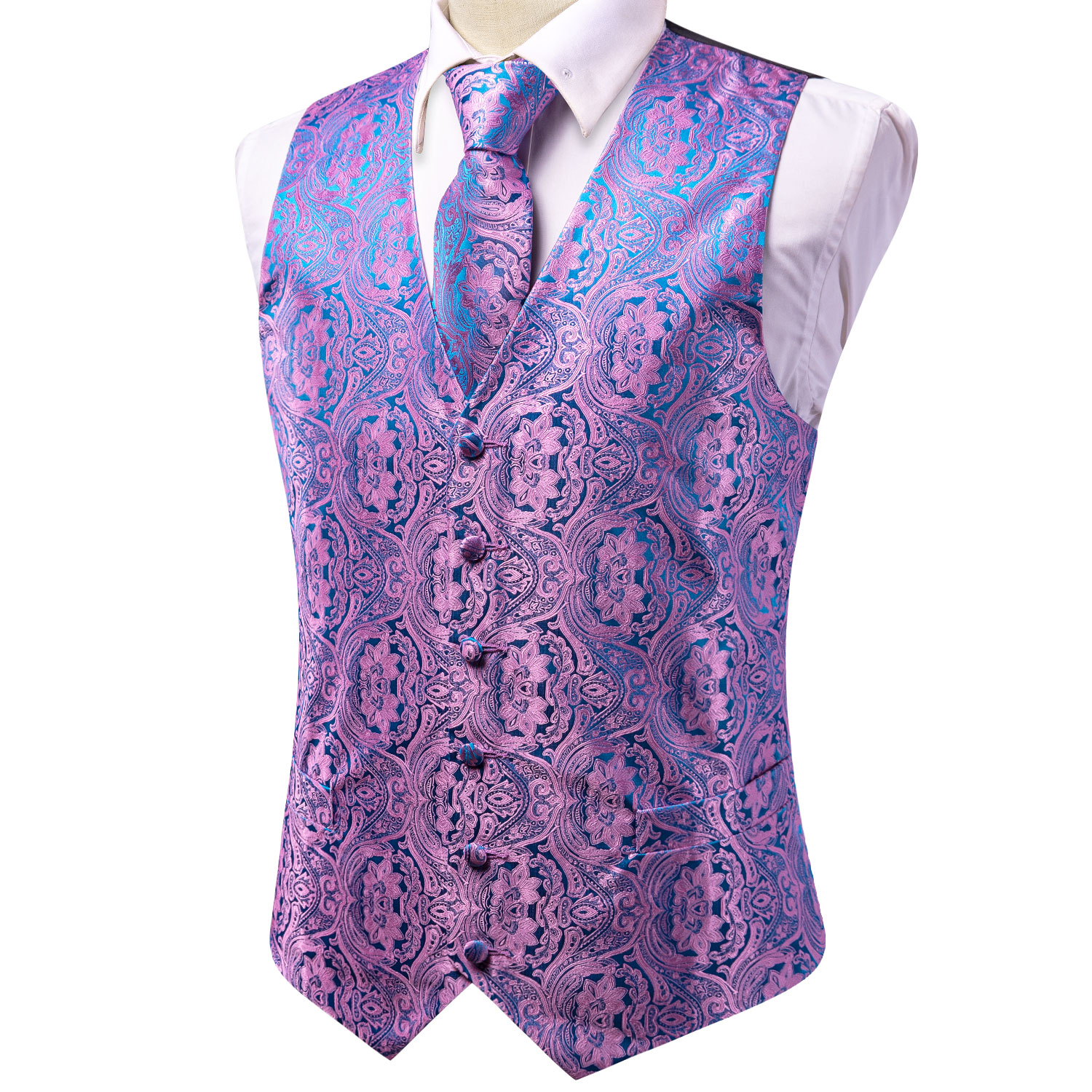 Wedding Purple Men Vest Paisle – обзор и цена Sleeveless Undershirt
