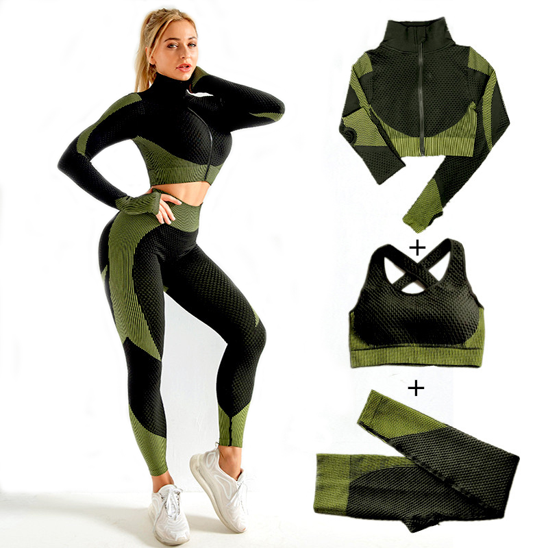 Women Seamless Yoga Sets 2Pcs/ – обзор и цена Compression Long Pant