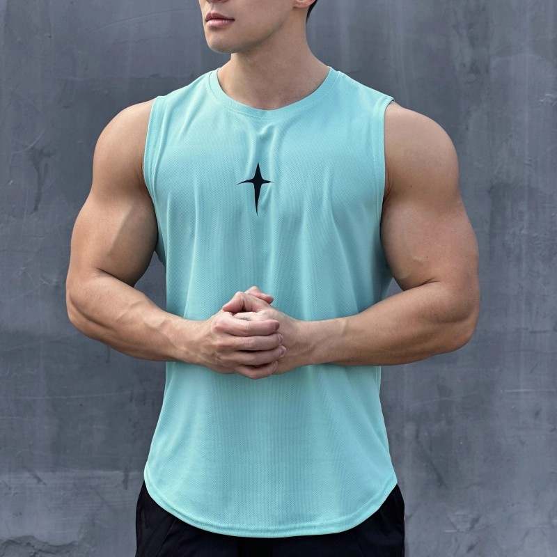 summer Sleeveless vest outdoor – обзор и цена Undershirt Crew Neck