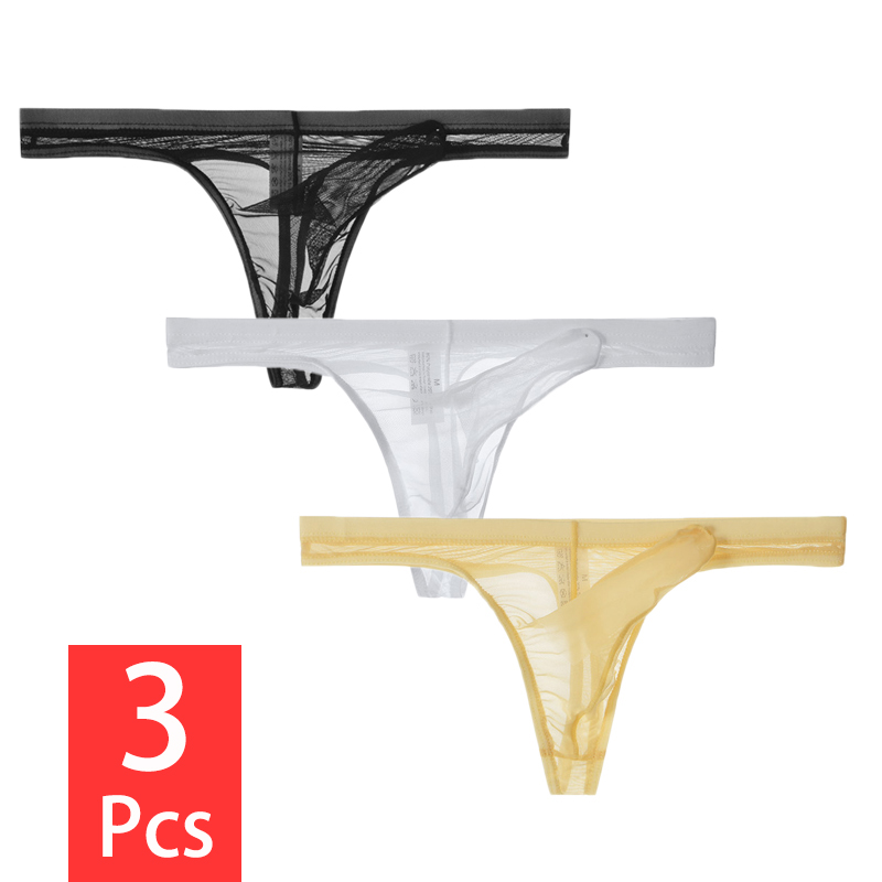 3Pcs/lot Men Underwear T-Back  – обзор и цена Multi Pack Underwear