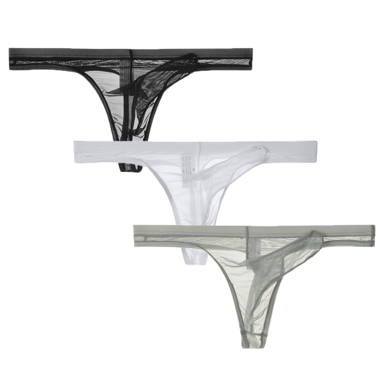 3Pcs/lot Men Underwear T-Back  – обзор и цена Multi Pack Underwear