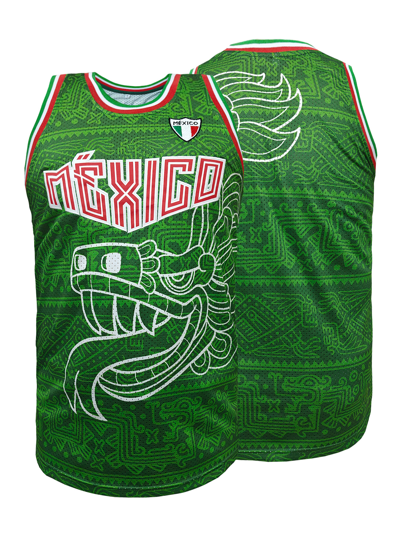 Mexico Embroidered Basketball  – обзор и цена Sleeveless Undershirt