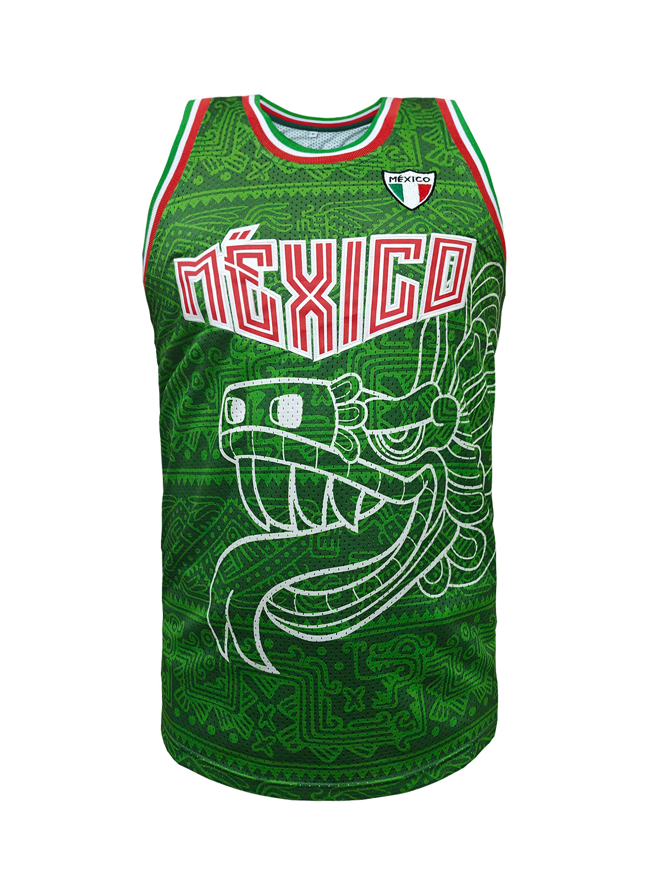 Mexico Embroidered Basketball  – обзор и цена Sleeveless Undershirt