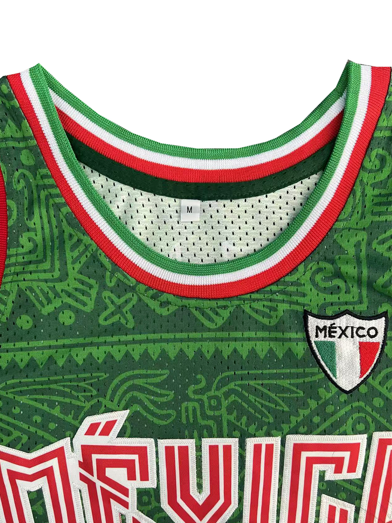 Mexico Embroidered Basketball  – обзор и цена Sleeveless Undershirt