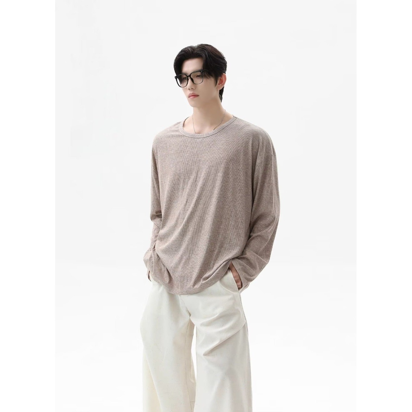 2026 Autumn New Texture Long S – обзор и цена Undershirt Crew Neck