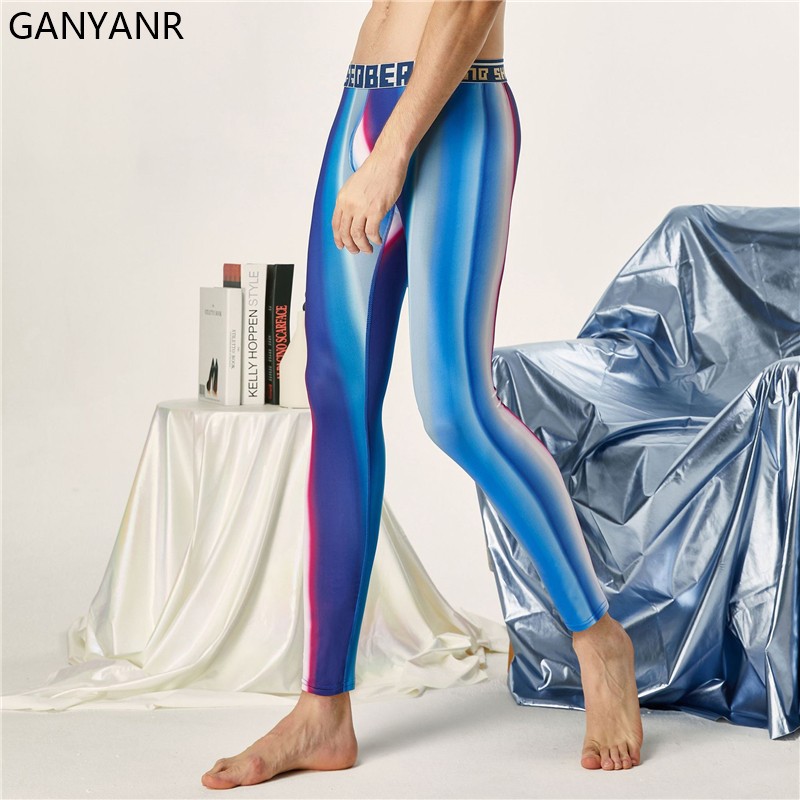 GANYANR Running Tights Men Com – обзор и цена Compression Long Pant