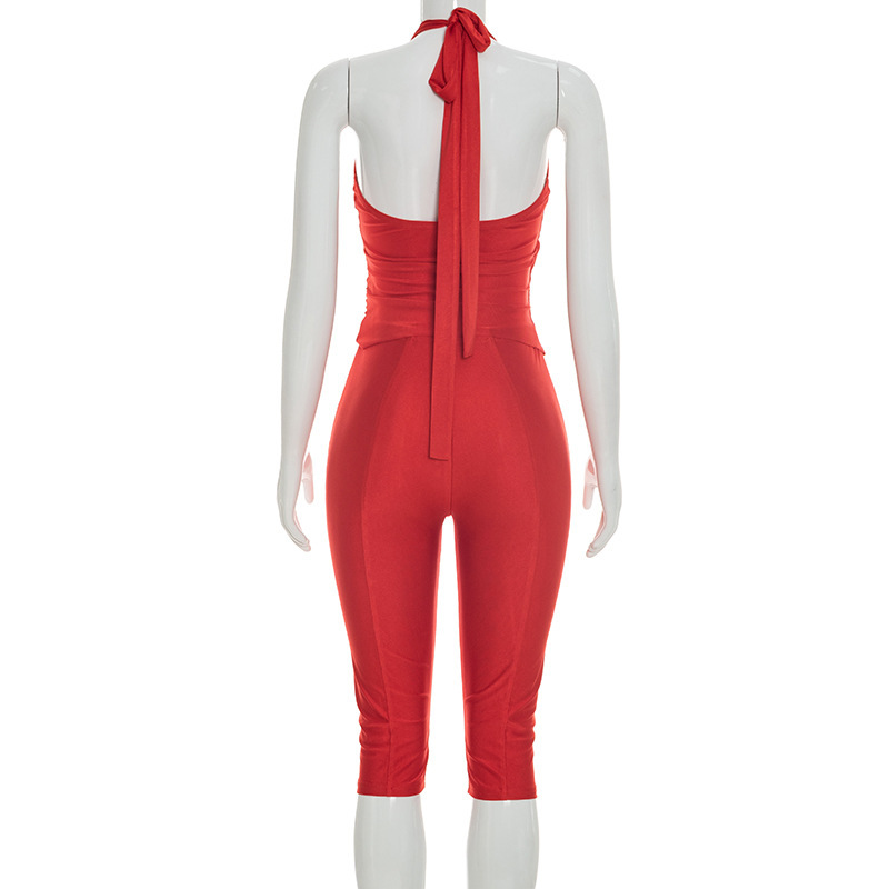 Women Slim 2 Piece Set Solid W – обзор и цена Suspender Tank Top