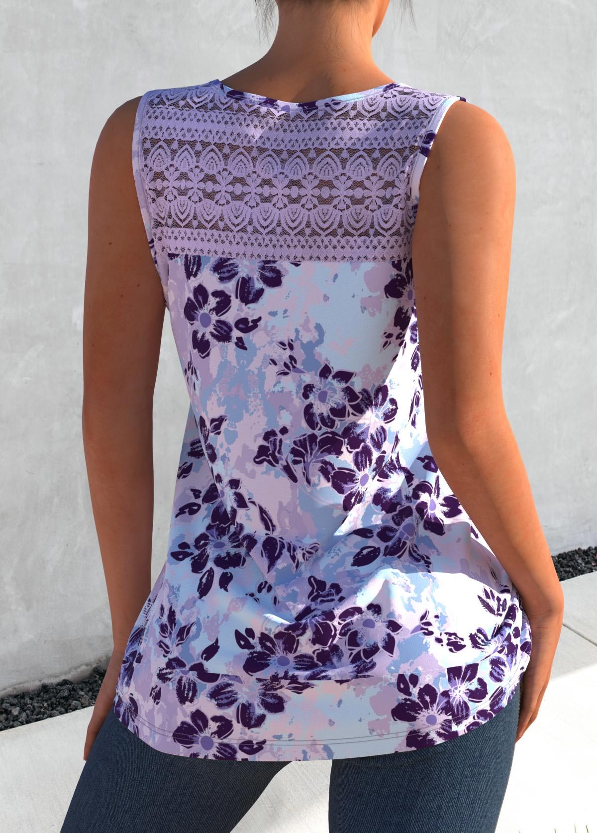 Plus Size Cross Strap Floral P – обзор и цена Suspender Tank Top