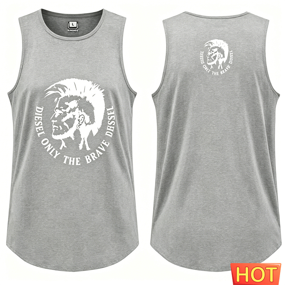 Summer men's y2k vest Solid co – обзор и цена Sleeveless Undershirt