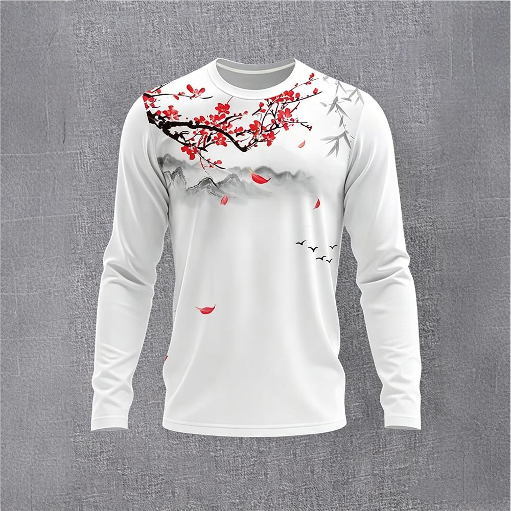 Chinese Style Ink Plum Blossom – обзор и цена Base Layer Top