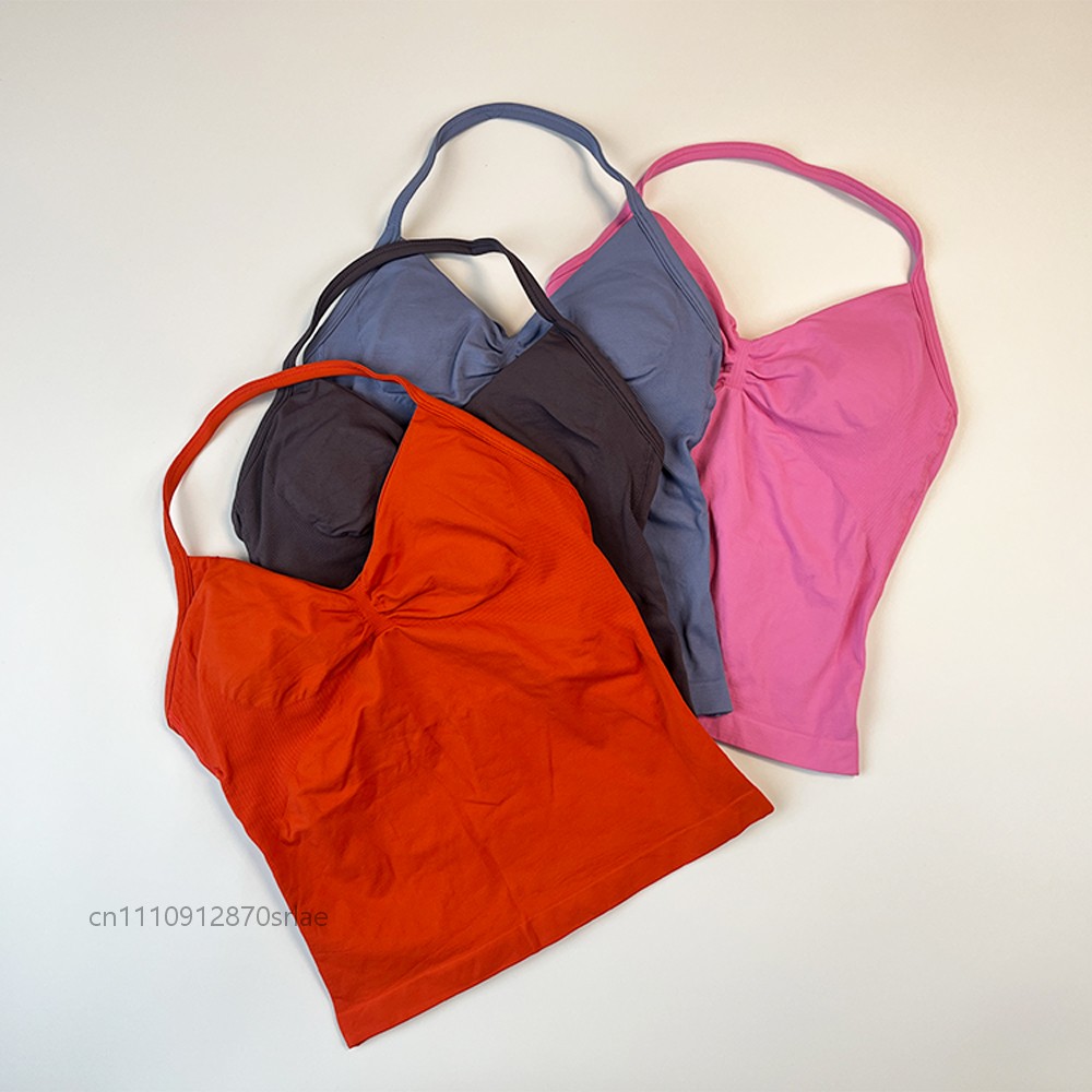 Women's Seamless Halter Strapp – обзор и цена Suspender Tank Top