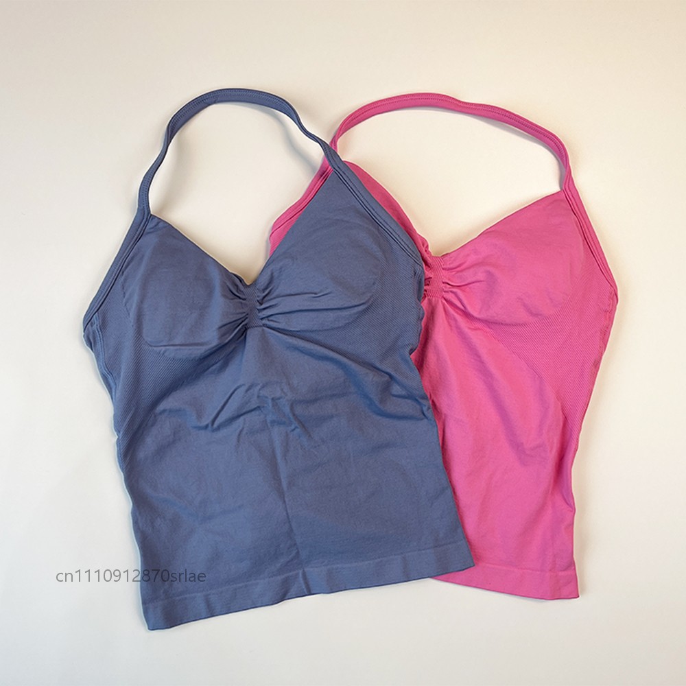 Women's Seamless Halter Strapp – обзор и цена Suspender Tank Top