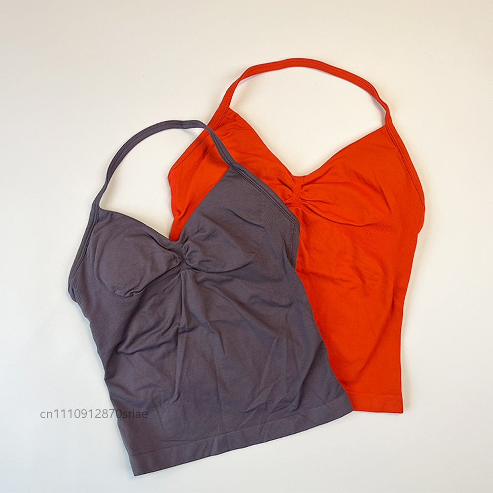 Women's Seamless Halter Strapp – обзор и цена Suspender Tank Top