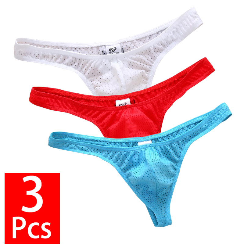 3PCS/Lot Men G-string And Thon – обзор и цена Multi Pack Underwear