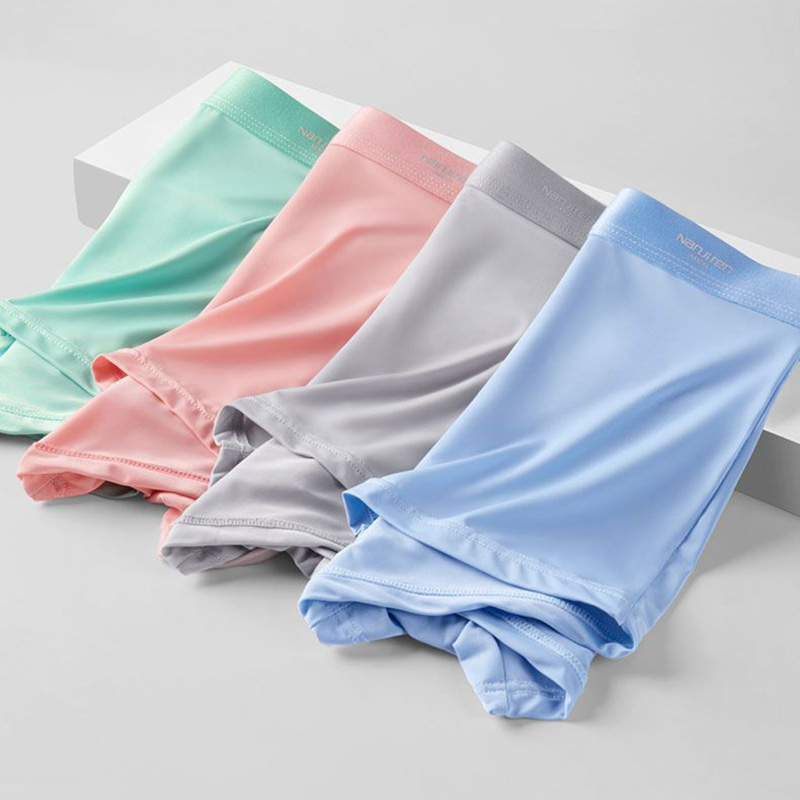 4Pcs Men's Underwear Ice Silk  – обзор и цена Multi Pack Underwear