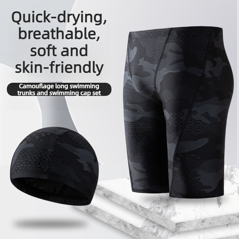 Men's swimming trunks, long fl – обзор и цена Trunk Breathable Men