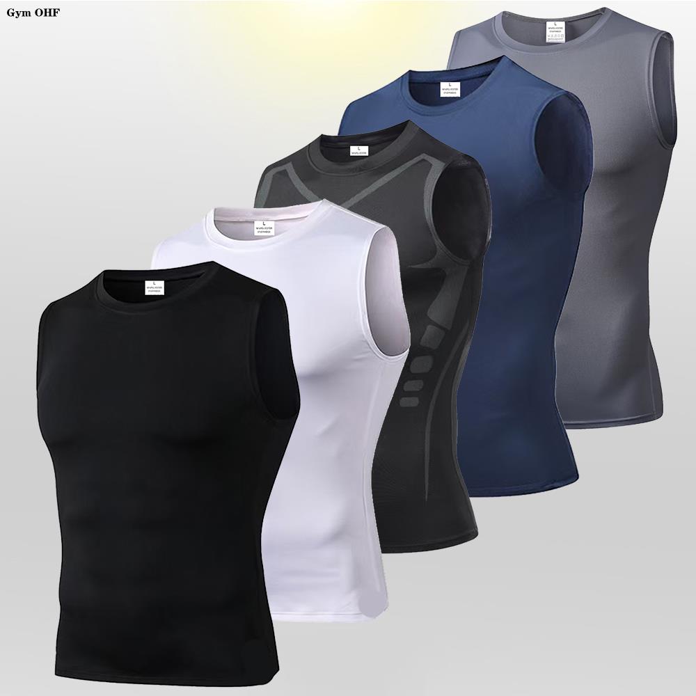 Men's Compression Tank Tops Gy – обзор и цена Sleeveless Undershirt