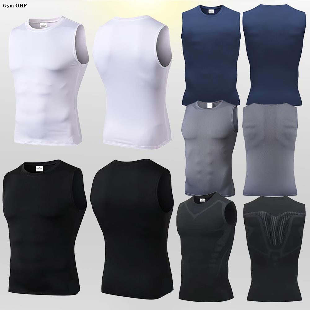 Men's Compression Tank Tops Gy – обзор и цена Sleeveless Undershirt