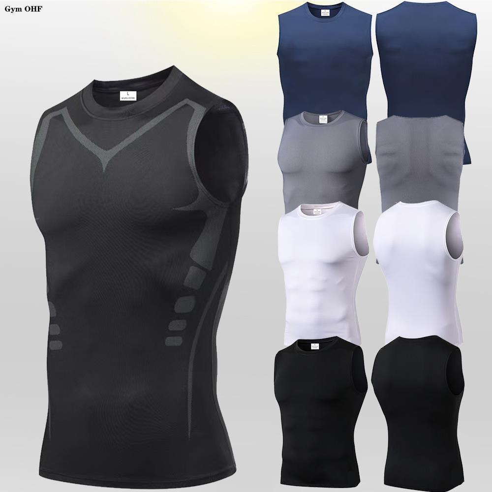 Men's Compression Tank Tops Gy – обзор и цена Sleeveless Undershirt