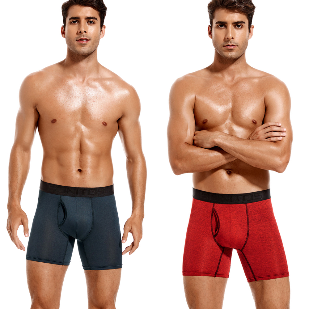 Men's Panties Front Open Under – обзор и цена Boxer Shorts Modal